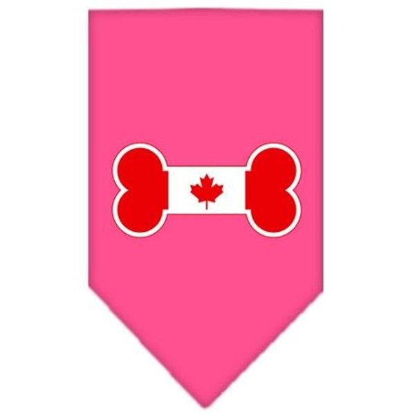 Unconditional Love Bone Flag Canadian  Screen Print Bandana Bright Pink Large UN812504
